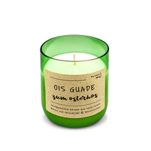 Laden Sie das Bild in den Galerie-Viewer, Duftkerze﹆Klassik 🇦🇹 „OIS GUADE zum osterhos“