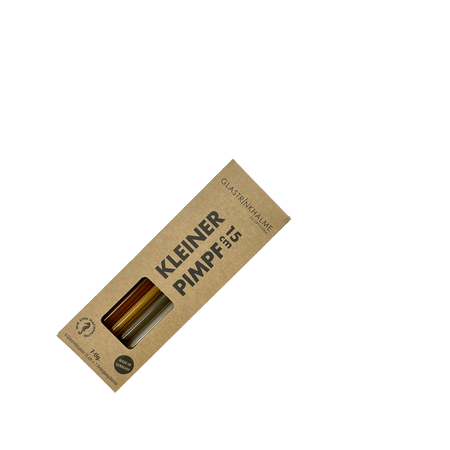 Glastrinkhalme﹆15cm „Kleiner Pimpf“